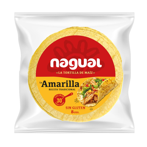 [NAM08R] Tortilla Maiz Amarillo Nagual 8UDS