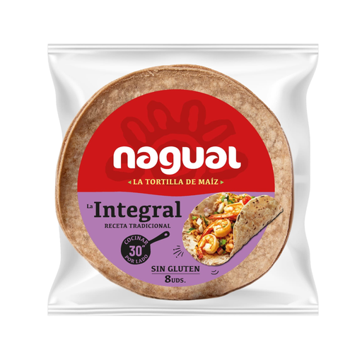 [NAR08R] Tortilla Maiz Integral Nagual 8UDS
