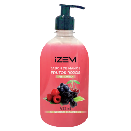 [106F0013] IZEN JABON DE MANOS 500ML FRUTOS ROJOS