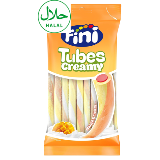 [FIN5795] Fini Tubes Creamy Yogur Mango Halal Sapck c12