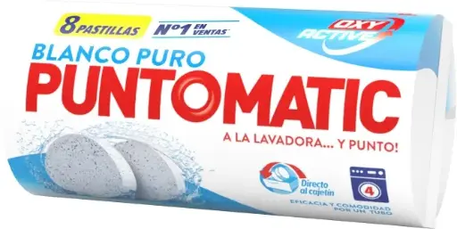 [020654] Puntomatic Pastillas Blanco (4) lavados