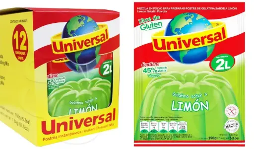 [DUL165] GELATINA LIMON 250G UNIVERSAL 