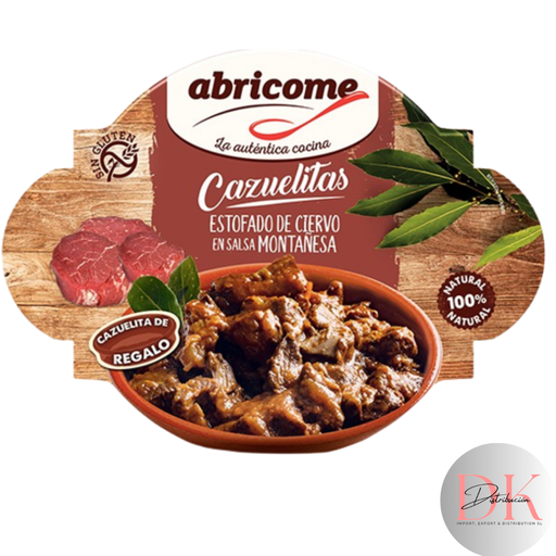 [305] Cazuelita de ciervo en salsa montañesa Abricome 415g