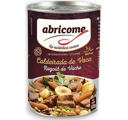 [345] Lata halal estofado de ternera con verduras