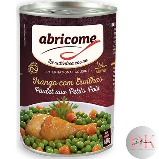 [347] Lata halal pollo con guisantes